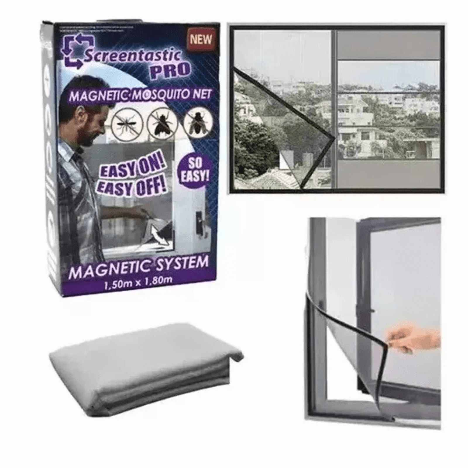 Genérico - Malla Antimosquito 180Cm - 150Cm Protección Efectiva