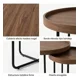 thumbnail image 4 of Juego Mesa De Centro Living Vanguardia Madera Nactural Color Marrón Oscuro, 4 of 8