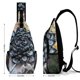 thumbnail image 2 of Plantas Suculentas Riñonera Bandolera con Estampado Integral para Hombres y Mujeres, Bolso Cruzado Gráfico de Tendencia, Mochila de Hombro Streetwear para Ciclismo y Deportes, Riñonera Versátil Casual, 2 of 6