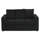 thumbnail image 1 of Sofa Kendy 3c Felpa 30 Negro, 1 of 6