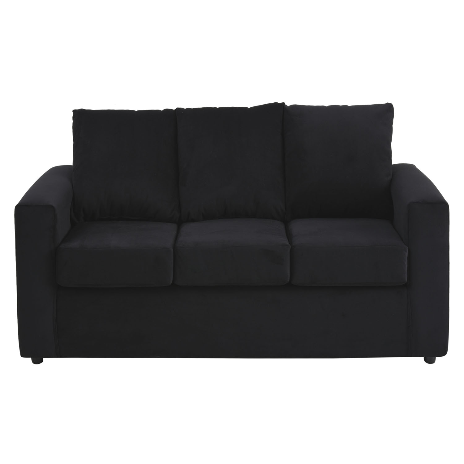 Bodevir - Sofa Kendy 3C Felpa 30 Negro