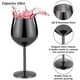thumbnail image 2 of Pack 2 Copas De Vino Acero Inoxidable 540ml - Negro, 2 of 4