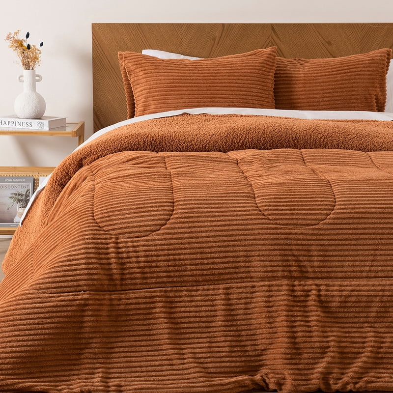 Mashini - Plumon Corduroy Coral Sherpa Super King Terra