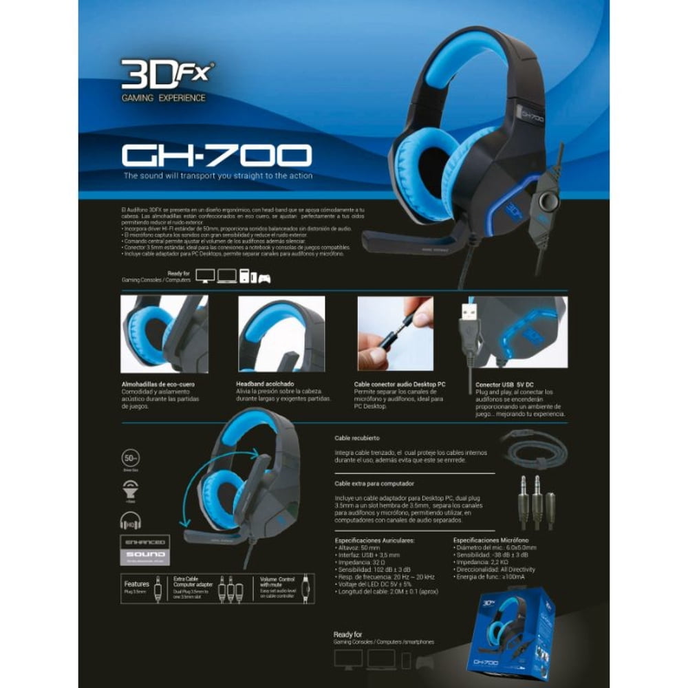 3dfx GH-700 Negro, foto 3