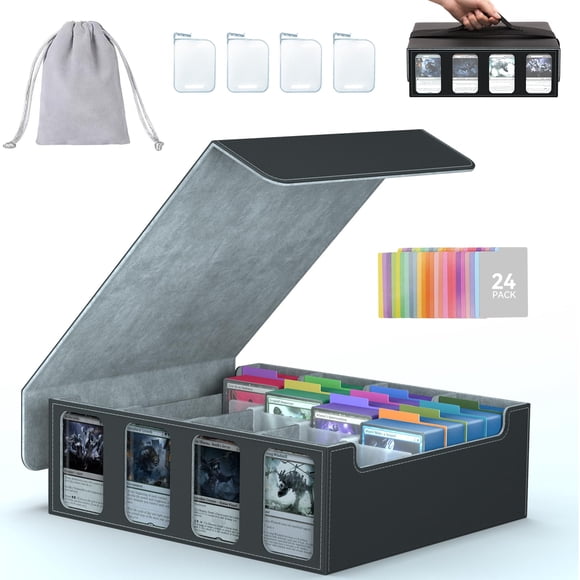 Caja organizadora para almacenamiento de cartas SENVINI para más de 3200 cartas