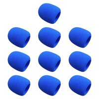 Bothyi - 10 Fundas Resistentes Para Micrófono De Mano, Ideales Para Discursos, Salas De Conferencias Y Fiestas, Color Azul.