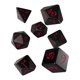 thumbnail image 1 of Set de Dados Q Workshop 7 piezas Negro y Rojo Multicolor, 1 of 2