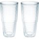 thumbnail image 1 of Tumbler Tervis transparente y colorido para mesa, 710 ml, paquete de 2, 1 of 9