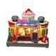 thumbnail image 3 of Estatua de pueblo navideño, figurita, artesanía con luz LED, hecha a mano con parte superior giratoria, adorno navideño para escritorio, regalo de año Forma de helado, 3 of 5