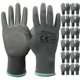 thumbnail image 1 of Guantes de Trabajo JM-FUHAND Talla Grande Gris 12 pares con recubrimiento de PU, 1 of 7