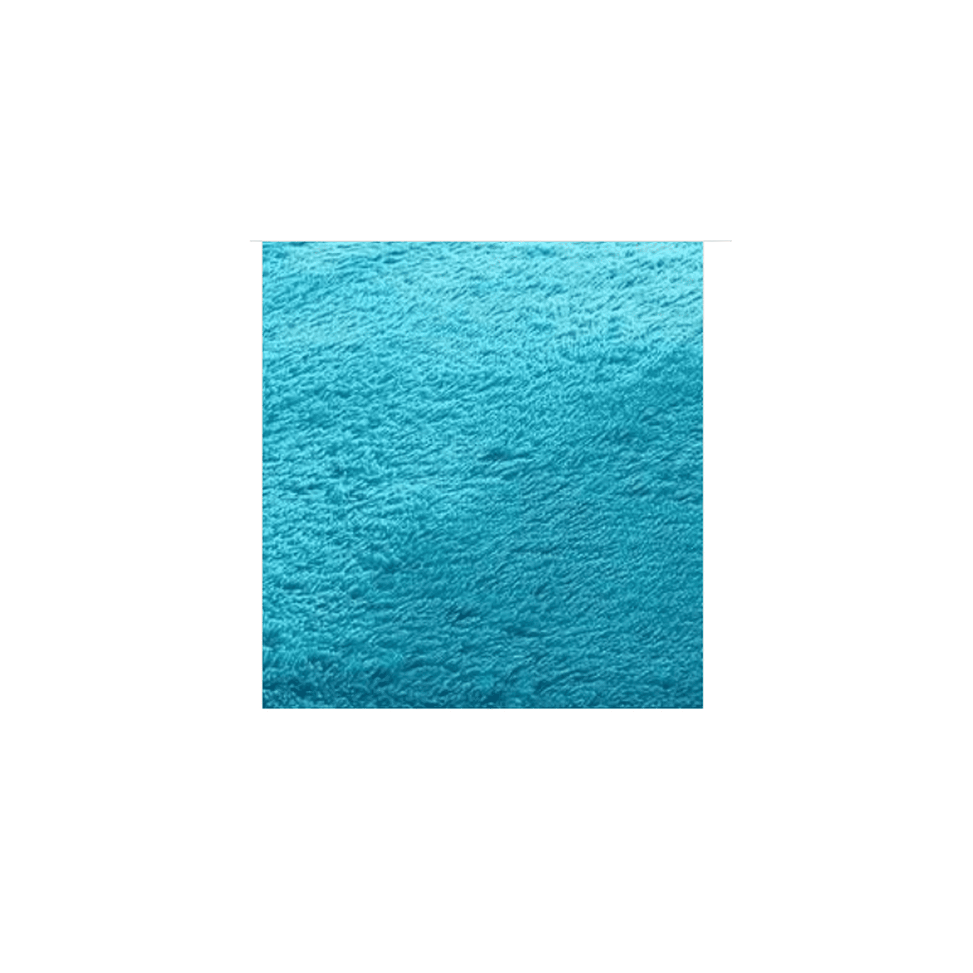 Genérico - Alfombra Peluda Grande 2x2.4 M Turquesa