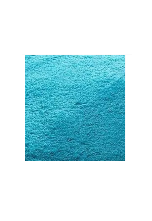 Genérico - Alfombra Peluda Grande 2X2.4 M Turquesa