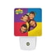 thumbnail image 1 of Wiggles Luz nocturna LED con sensor de anochecer a amanecer para dormitorio, baño, pasillo, escaleras - Lámpara LED nocturna de enchufe, 0.5W - 1 pieza, 1 of 6