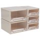 thumbnail image 2 of 1:12 Caja De Almacenamiento En Miniatura Casa De Mu?ecas Muebles De Moda Juguete Caqui Y Transparente, 2 of 5