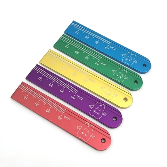 Reglas Endodónticas Dentales SeeFDENT 5 piezas Acero Inoxidable 40 mm