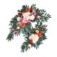 thumbnail image 5 of Flores Artificiales Swag Floral Swag Telón De Fondo Rústico Para Boda Mesa Naranja, 5 of 5