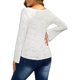 thumbnail image 3 of INSPIRE CHIC Camisetas de Maternidad para Mujeres de Manga Larga Camisas de Trabajo Florales Modernas Blusas Ajustadas para Embarazadas Túnicas 2XL Blanco, 3 of 6