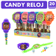thumbnail image 1 of Dulces Candy Reloj De Mabú - Libre de Sellos (Contiene 20un), 1 of 3