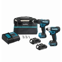 Makita - Kit Dlx2416Yx2 18V Taladro Percutor +Atornillador Impacto