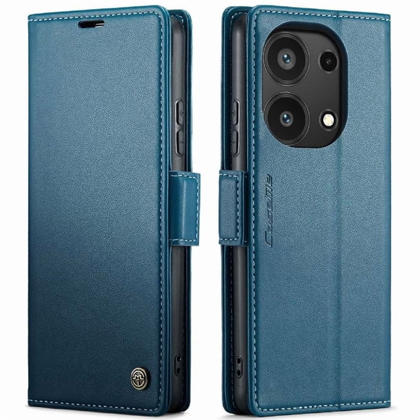 CaseMe tipo cartera Xiaomi Redmi Note 13 Pro 4G con cierre magnético, RFID, tarjetero, soporte, carga inalámbrica