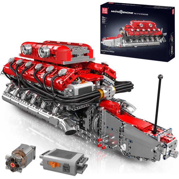 Kit de modelo de motor Mould King V12 Engine 3472 piezas para niños mayores de 8 años