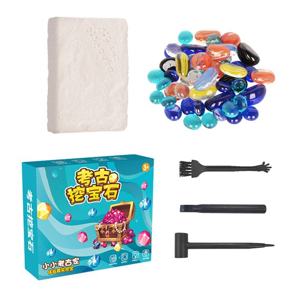 Kits De Excavación De Descubrimiento De Arqueología, Actividades De Tallo Para Niños En Edad Preescolar, 20 Piezas De Piedras