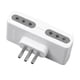 thumbnail image 1 of Adaptador Enchufe 4 Socket 4 Tomas Blanco, 1 of 3