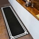 thumbnail image 2 of Alfombra Pasillo Amigo Negra 70x230, 2 of 6