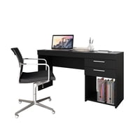 Home Mobili - Escritorio Niza 2 Cajones Negro