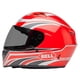 thumbnail image 3 of Casco Bell Powersports Qualifier Conduit rojo/plateado, talla L, 3 of 8