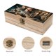 thumbnail image 3 of El Señor de los Anillos Caja Organizadora de Madera Rústica - Caja Decorativa Multifuncional para Escritorio, Hogar, Oficina, Joyas y Manualidades, 3 of 6