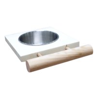 Magideal - Plato De Alimentación Para Pájaros, Taza, Jaula Para Pájaros Extraíble, Alimentador De Tazas, Tazas De Alimentación Duraderas De Acero Inoxidable Para Ranura Única