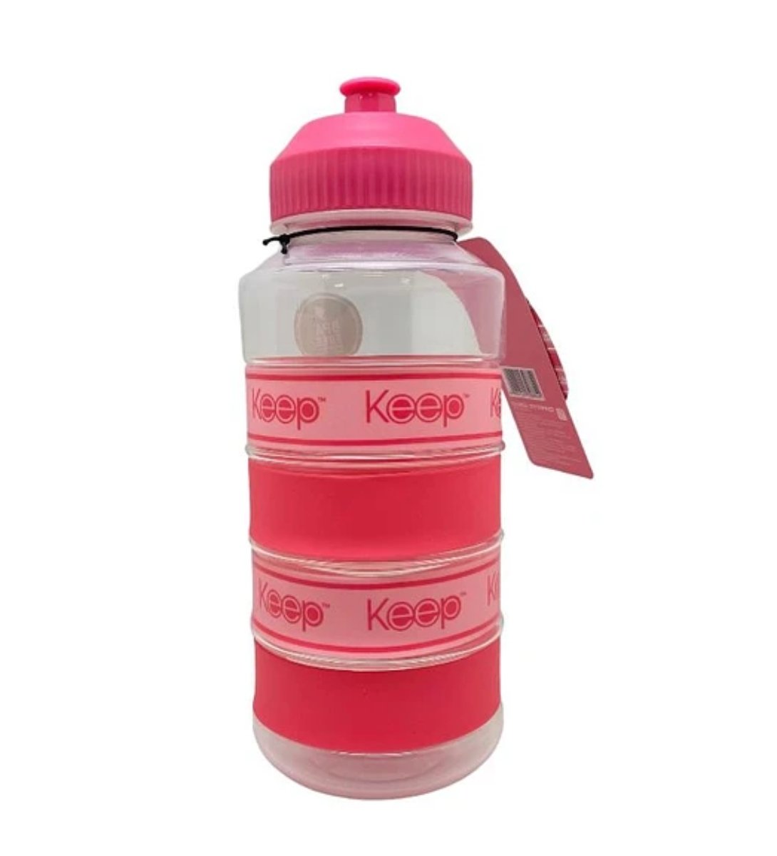Keep - Botella Botellón 1 Litro Big Bands Libre De Bpa Rosado