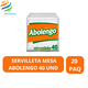 thumbnail image 2 of Servilleta Abolengo 23x22 40 Unid Pack 20 Paquete, 2 of 3