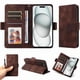 thumbnail image 4 of Carcasa FOXDOCK iPhone 15 Plus de cuero PU, diseño acolchado clásico, protección contra caídas y rayones, 4 of 5