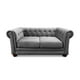 thumbnail image 1 of Sofa Florencia 2C Tela Velvet Gris, 1 of 4