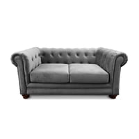 Latam Home - Sofa Florencia 2C Tela Velvet Gris