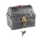thumbnail image 1 of Caja De Almacenamiento De Colección De Tesoros, Accesorios, Cofre Del Tesoro Pirata Para Niños, Premios, Plata Antigua, 1 of 3