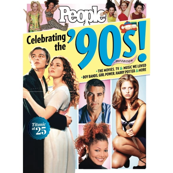Libro PEOPLE ¡Celebra los 90! De Jurassic Park a las Spice Girls
