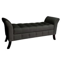 Genérico - Banqueta Baul Regatta Color Negro