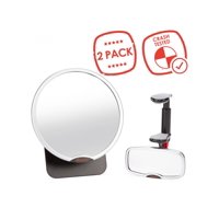 Diono - Pack Espejo Retrovisor + Espejo De Seguridad Para Bebés Y Niños