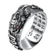 thumbnail image 1 of Anillo de plata vintage con rubí Pixi, transferencias, anillo abierto, boca viva, anillos de moda para hombres y mujeres., 1 of 8