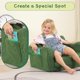 thumbnail image 3 of Silla infantil MOMCAYWEX Sofá Sherpa Soft 2 en 1 verde, 3 of 9