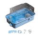 thumbnail image 4 of Ventilación de hámster de hámster Ventilación de hámster Hábitat de múltiples puestos abiertos jaula de animales pequeños para jerbos pequeños conejos azul, 4 of 5