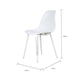 thumbnail image 3 of Silla Deco Plastico Patas Metálicas Igor 45*53*83 Blanca, 3 of 7