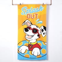 Paw Patrol Niño - Toalla Playa C/Bolso 70X140+33X42 Paw Patrol Splash