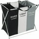 thumbnail image 1 of Pack 2 cestos ropa sucia 3 compartimentos color negro, 1 of 3