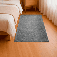Bazhars - Bajada Cama 080X120 Cm 100% Pet Reciclado Carvin Grey