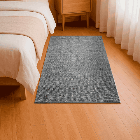 Bazhars - Bajada Cama 080X120 Cm 100% Pet Reciclado Carvin Grey