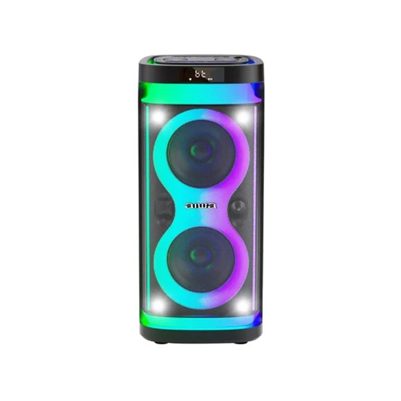 Parlante portátil tws negro bluetooth con micrófono